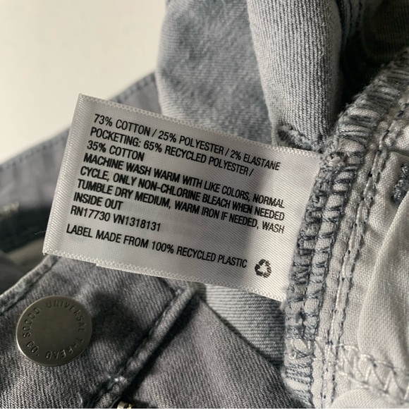 UNIVERSAL THREADS SIZE 8 Women Jeans High Rise Skinny Gray Casual Date Everyday - Picture 9 of 16